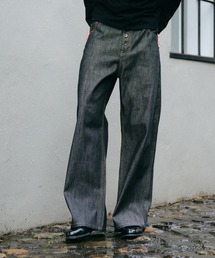 Regen Glanz(���[�Q���O�����c)��selveage button fly straight denim pants / �Z���r�b�W�{�^���t���C�X�g���[�g�f�j���p���c(�f�j���p���c)