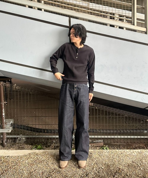 selveage button fly straight denim pants / セルビッジボタンフライ selveage button fly straight denim pants / セルビッジボタンフライ