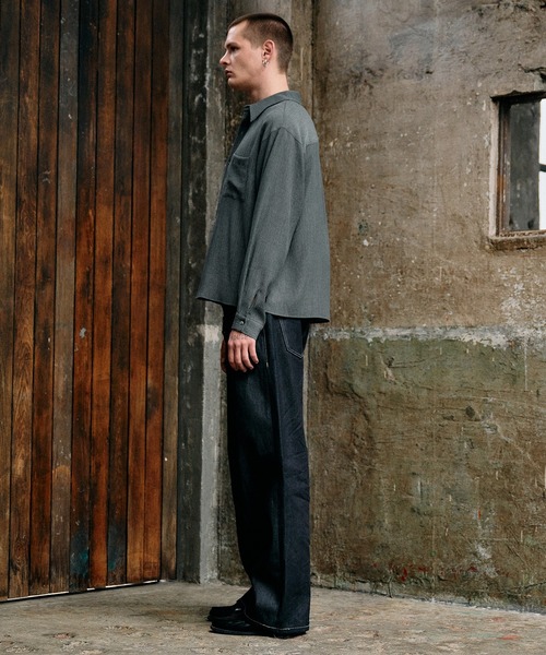 Regen Glanz セルビッジボタンフライストレートデニムパンツ selveage button fly straight denim pants / セルビッジボタンフライ