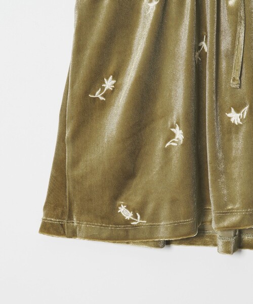 CITEN（シテン）の「＜CITEN＞ベロアエンブロイダリーカットキャミソール（キャミソール・レディース・オリーブ/ダークグリーン・FREE）」の15枚目の写真