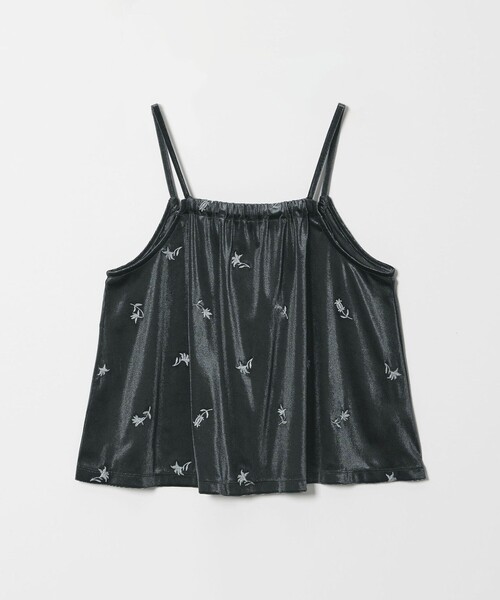 CITEN（シテン）の「＜CITEN＞ベロアエンブロイダリーカットキャミソール（キャミソール・レディース・オリーブ/ダークグリーン・FREE）」の17枚目の写真