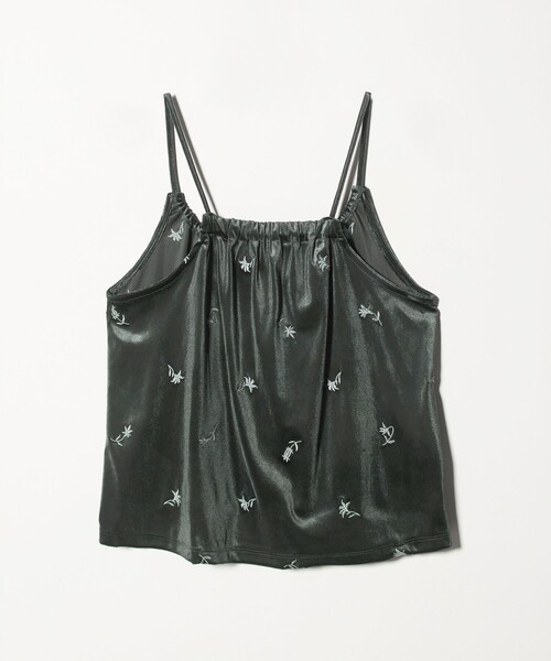 CITEN（シテン）の「＜CITEN＞ベロアエンブロイダリーカットキャミソール（キャミソール・レディース・オリーブ/ダークグリーン・FREE）」の20枚目の写真