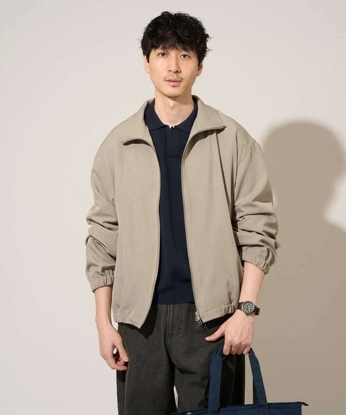 a.v.v(アーヴェヴェ)の「ジップアップスタンドカラーブルゾン(その他アウター・メンズ・ベージュ・46/48)」の22枚目の写真
