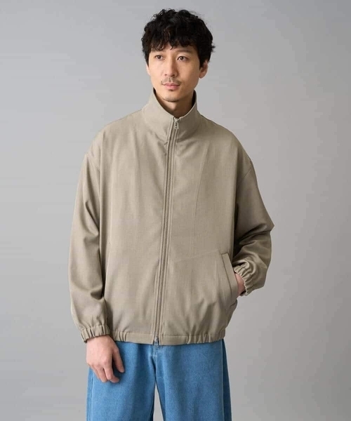 a.v.v（アーヴェヴェ）の「ジップアップスタンドカラーブルゾン（その他アウター・メンズ・ベージュ・46/48）」の6枚目の写真
