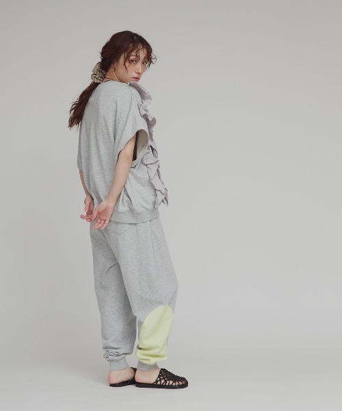 W:Huku（フーク）の「【W:Huku / ブロードストライプ】リボン シュシュ / Broad Stripe Ribbon Scrunchie（シュシュ・レディース・ブラック/ブルー/ベージュ/ブラウン・FREE）」の16枚目の写真