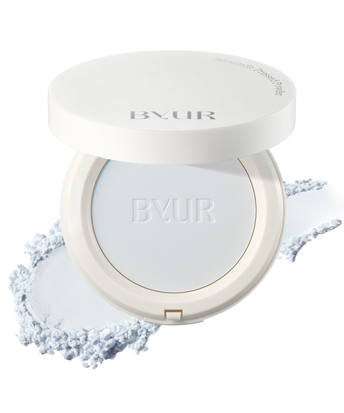 ByUR（バイユア）の「セラムフィット プレストパウダー（フェイスパウダー・レディース・ノーセバム 01 ブルー/モイスト 01 ピンク・FREE）」の2枚目の写真