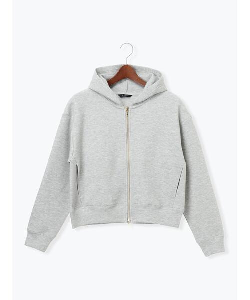 Te chichi(テチチ)の「ダンボールジョーゼットフーディー(Tシャツ/カットソー・レディース・ブラック/グレー/オフホワイト・F)」の10枚目の写真