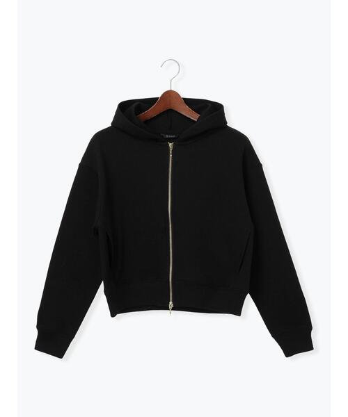 Te chichi(テチチ)の「ダンボールジョーゼットフーディー(Tシャツ/カットソー・レディース・ブラック/グレー/オフホワイト・F)」の11枚目の写真