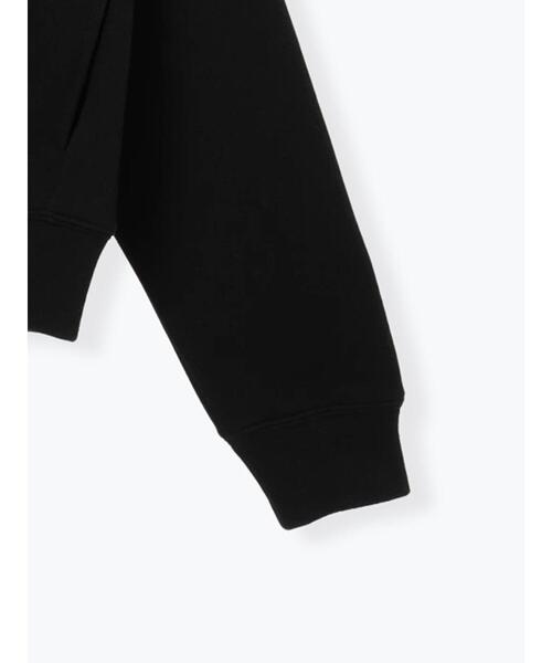 Te chichi(テチチ)の「ダンボールジョーゼットフーディー(Tシャツ/カットソー・レディース・ブラック/グレー/オフホワイト・F)」の4枚目の写真