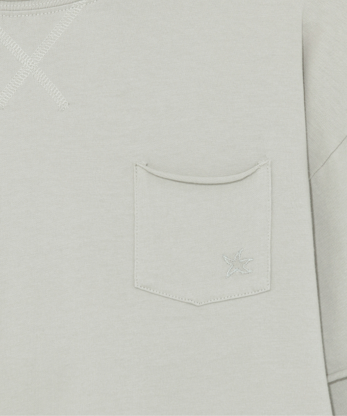 THECOLDESTMOMENT(ザコールデストモーメント)の「TCM raw cut layered long sleeve (light grey)(Tシャツ/カットソー・レディース・その他・SMALL/MEDIUM/LARGE)」の11枚目の写真