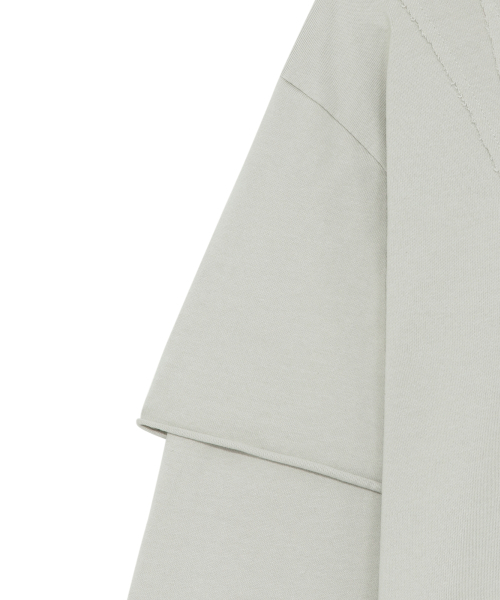 THECOLDESTMOMENT(ザコールデストモーメント)の「TCM raw cut layered long sleeve (light grey)(Tシャツ/カットソー・レディース・その他・SMALL/MEDIUM/LARGE)」の10枚目の写真