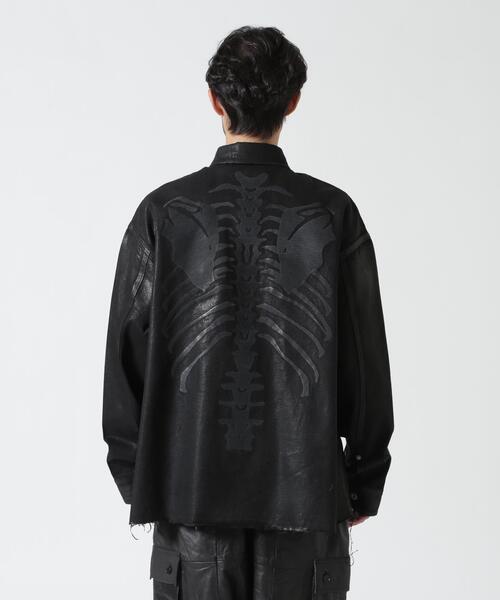FR(13)NDS(フレンズ)の「FR(13)NDS /フレンズ/COATING BONE SHIRTS(シャツ/ブラウス・メンズ・ブラック・F)」の4枚目の写真