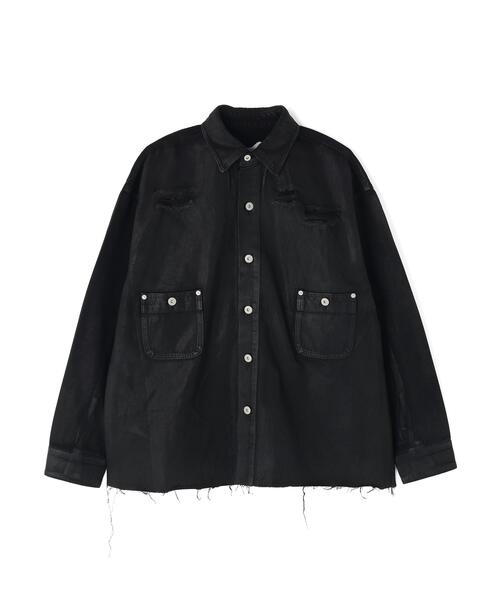 FR(13)NDS(フレンズ)の「FR(13)NDS /フレンズ/COATING BONE SHIRTS(シャツ/ブラウス・メンズ・ブラック・F)」の10枚目の写真