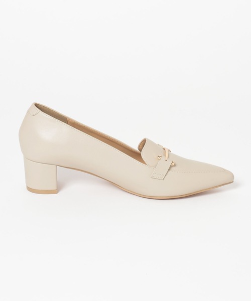 GLOBAL WORK（グローバルワーク）の「らくっションポインテッドビットヒールローファー/641249（ローファー・レディース・ブラック/ダークブラウン/オフホワイト・MEDIUM/LARGE）」の9枚目の写真