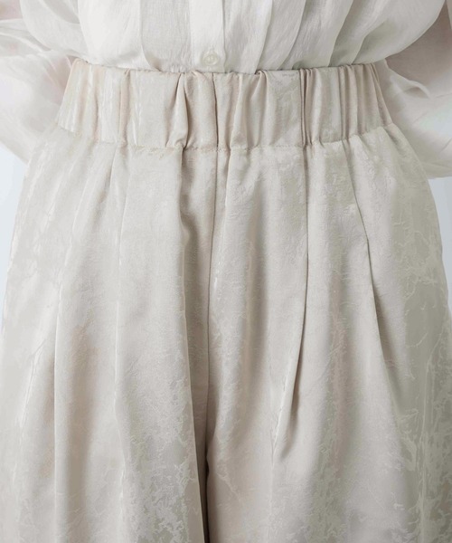 LUCA/LADY LUCK LUCA(ルカ/レディラックルカ)の「LC/LLL ジャガードタックワイドパンツ(その他パンツ・レディース・ベージュ/ブラック・FREE)」の17枚目の写真