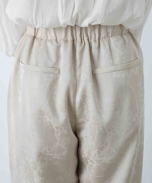 LUCA/LADY LUCK LUCA(ルカ/レディラックルカ)の「LC/LLL ジャガードタックワイドパンツ(その他パンツ・レディース・ベージュ/ブラック・FREE)」の19枚目の写真