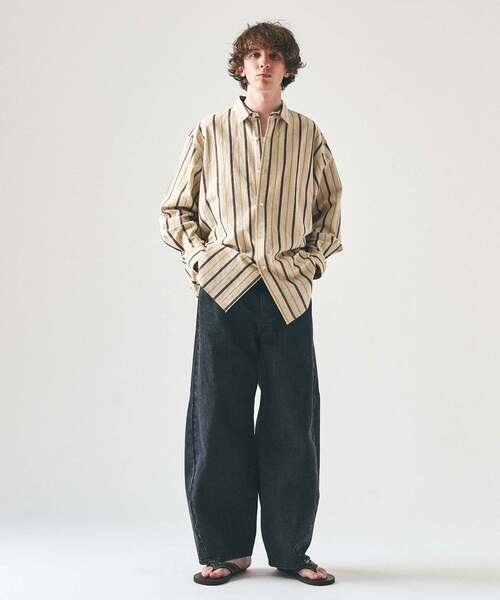 417 EDIFICE（フォーワンセブンエディフィス）の「NORMANDY LINEN / ノルマンディリネンシャツ（シャツ/ブラウス・メンズ・ピンク系その他/ホワイト/ベージュ/アイボリー/ブルー・LARGE/SMALL/MEDIUM）」の7枚目の写真