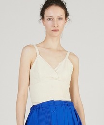 crinkle crinkle crinkle | 【crinkle crinkle crinkle】flower jacquard knit camisole/フラワージャガードニットキャミソール(キャミソール)