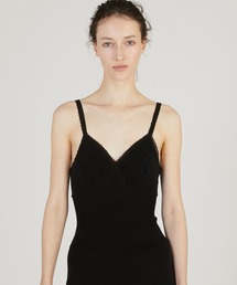 crinkle crinkle crinkle | 【crinkle crinkle crinkle】flower jacquard knit camisole/フラワージャガードニットキャミソール(キャミソール)