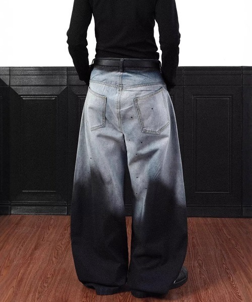 Ressaca(レサーカ)の「グラデーションワイドデニムパンツ(デニムパンツ・メンズ・ブルー・M/L/XL)」の7枚目の写真