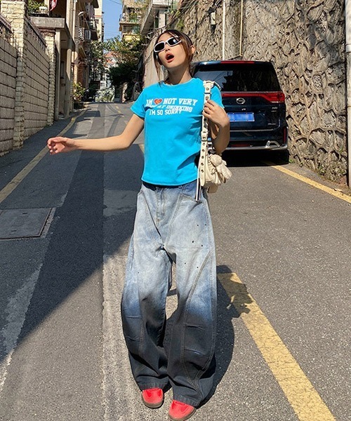 Ressaca(レサーカ)の「グラデーションワイドデニムパンツ(デニムパンツ・メンズ・ブルー・M/L/XL)」の9枚目の写真