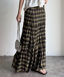 DouDou | チェックワッシャースカート(スカート)