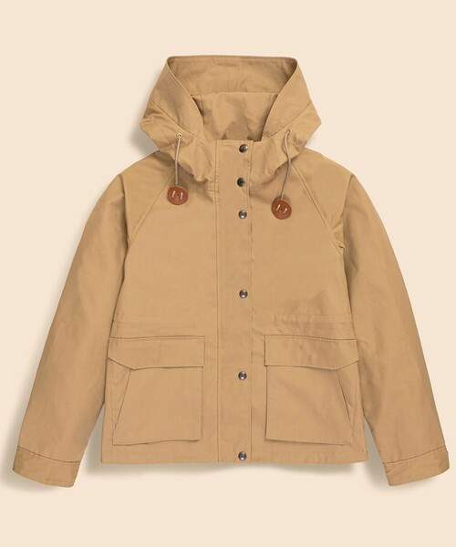 BROOKS BROTHERS(ブルックスブラザーズ)の「Brooks Brothers × SIERRA DESIGNS コットン/ポリエステル ウィメンズマウンテンパーカー(マウンテンパーカー・レディース・ブラック/ベージュ・SMALL/LARGE/MEDIUM)」の2枚目の写真