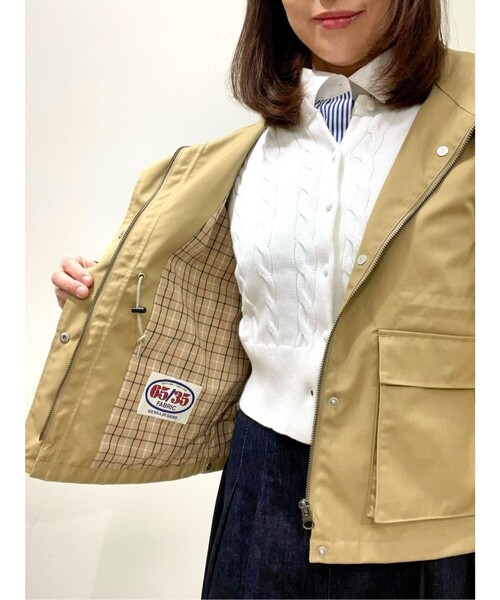 BROOKS BROTHERS(ブルックスブラザーズ)の「Brooks Brothers × SIERRA DESIGNS コットン/ポリエステル ウィメンズマウンテンパーカー(マウンテンパーカー・レディース・ブラック/ベージュ・SMALL/LARGE/MEDIUM)」の16枚目の写真