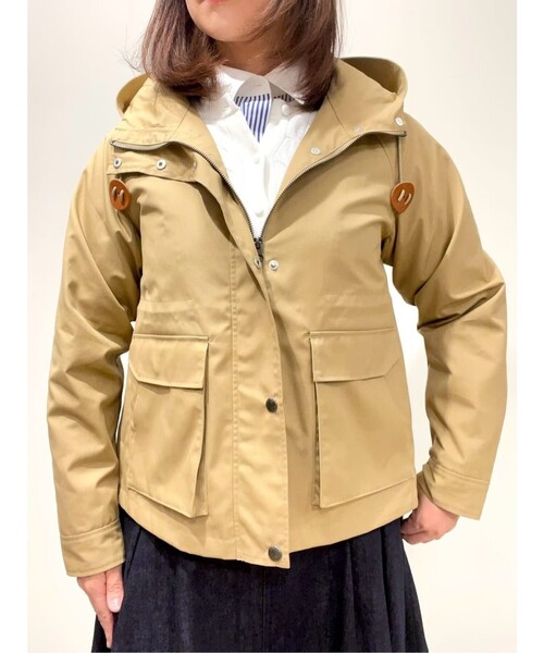 BROOKS BROTHERS(ブルックスブラザーズ)の「Brooks Brothers × SIERRA DESIGNS コットン/ポリエステル ウィメンズマウンテンパーカー(マウンテンパーカー・レディース・ブラック/ベージュ・SMALL/LARGE/MEDIUM)」の17枚目の写真