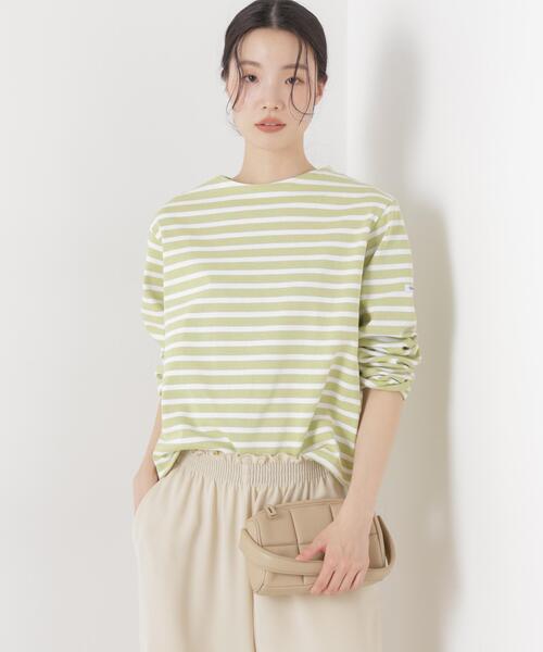 ORCIVAL(オーシバル)の「ORCIVAL/CREW NECK L/S P.O.(Tシャツ/カットソー・レディース・ライトブルー/ネイビー/イエロー・1)」の9枚目の写真