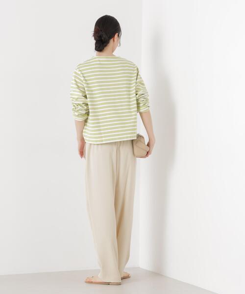 ORCIVAL(オーシバル)の「ORCIVAL/CREW NECK L/S P.O.(Tシャツ/カットソー・レディース・ライトブルー/ネイビー/イエロー・1)」の5枚目の写真