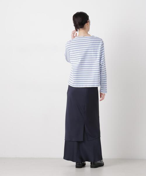 ORCIVAL(オーシバル)の「ORCIVAL/CREW NECK L/S P.O.(Tシャツ/カットソー・レディース・ライトブルー/ネイビー/イエロー・1)」の11枚目の写真