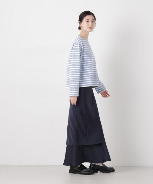 ORCIVAL(オーシバル)の「ORCIVAL/CREW NECK L/S P.O.(Tシャツ/カットソー・レディース・ライトブルー/ネイビー/イエロー・1)」の12枚目の写真