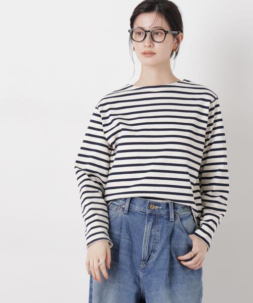 ORCIVAL(オーシバル)の「ORCIVAL/CREW NECK L/S P.O.(Tシャツ/カットソー・レディース・ライトブルー/ネイビー/イエロー・1)」の13枚目の写真
