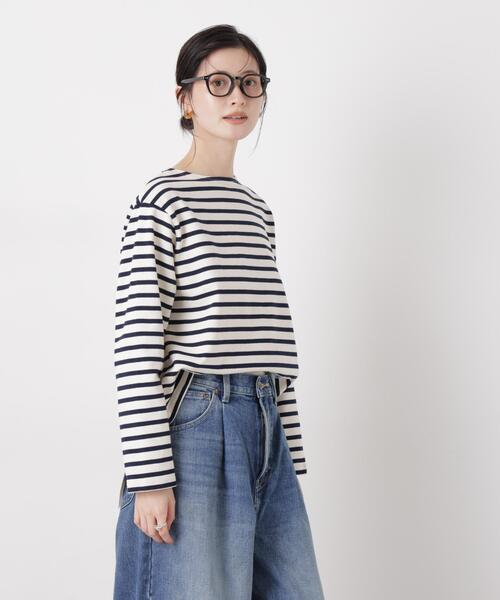 ORCIVAL(オーシバル)の「ORCIVAL/CREW NECK L/S P.O.(Tシャツ/カットソー・レディース・ライトブルー/ネイビー/イエロー・1)」の14枚目の写真