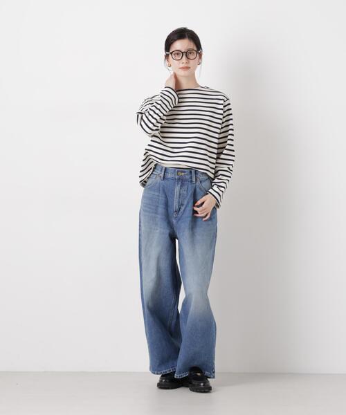 ORCIVAL(オーシバル)の「ORCIVAL/CREW NECK L/S P.O.(Tシャツ/カットソー・レディース・ライトブルー/ネイビー/イエロー・1)」の15枚目の写真