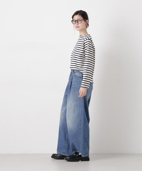 ORCIVAL(オーシバル)の「ORCIVAL/CREW NECK L/S P.O.(Tシャツ/カットソー・レディース・ライトブルー/ネイビー/イエロー・1)」の16枚目の写真