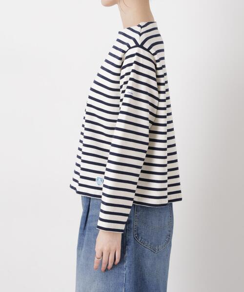 ORCIVAL(オーシバル)の「ORCIVAL/CREW NECK L/S P.O.(Tシャツ/カットソー・レディース・ライトブルー/ネイビー/イエロー・1)」の19枚目の写真