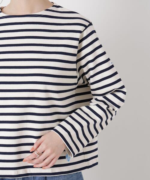 ORCIVAL(オーシバル)の「ORCIVAL/CREW NECK L/S P.O.(Tシャツ/カットソー・レディース・ライトブルー/ネイビー/イエロー・1)」の22枚目の写真