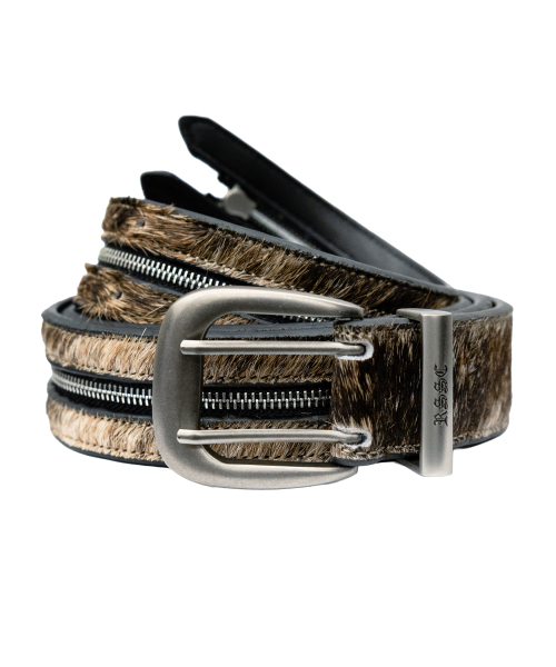 ZIPPER WESTERN BELT - MIX