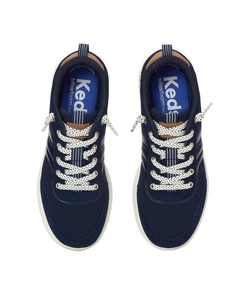 Keds(ケッズ)の「Keds ケッズ ブリスウォーク ウーバル メッシュ/スエード/レザー ネイビー(スニーカー・レディース・ネイビー・25.0cm/24.5cm/24.0cm/23.5cm/23.0cm/22.5cm)」の3枚目の写真