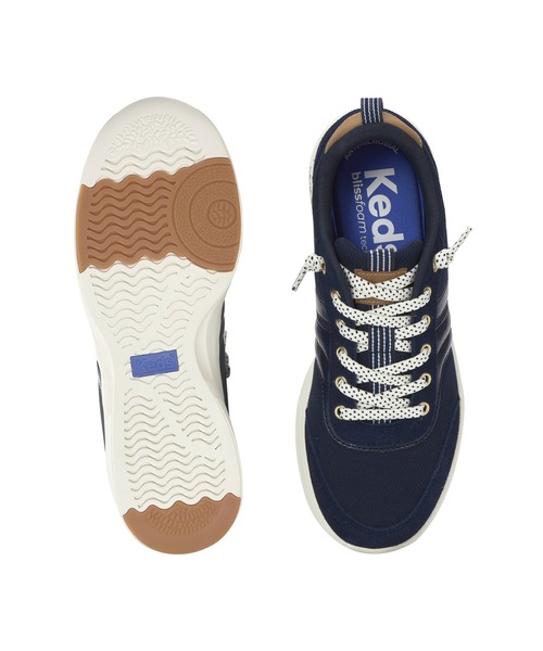 Keds(ケッズ)の「Keds ケッズ ブリスウォーク ウーバル メッシュ/スエード/レザー ネイビー(スニーカー・レディース・ネイビー・25.0cm/24.5cm/24.0cm/23.5cm/23.0cm/22.5cm)」の5枚目の写真