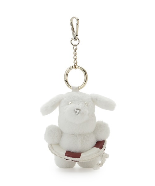 SNIDEL(スナイデル)の「サマーバケーションモッフィーチャーム(キーケース/キーアクセサリー・レディース・ピンク/イエロー/アイボリー/ミント・F)」の2枚目の写真