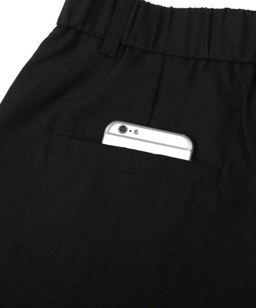 LUXSTYLE(ラグスタイル)の「リラックスワイドテーパードパンツ(スラックス・メンズ・ブラック/ブルーグレー・L/M)」の22枚目の写真