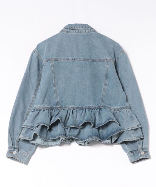 FRILL DENIM JACKET