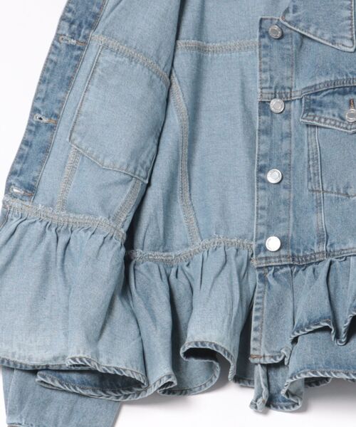 FRILL DENIM JACKET