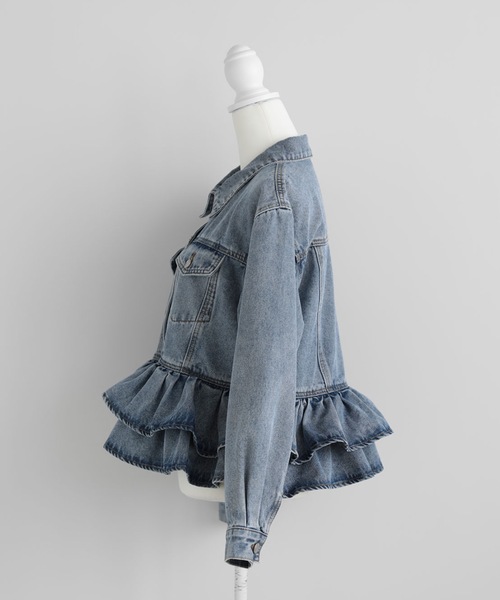 FRILL DENIM JACKET