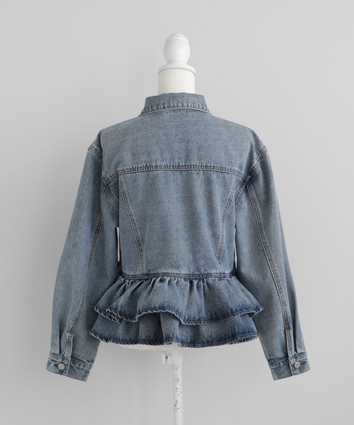 FRILL DENIM JACKET