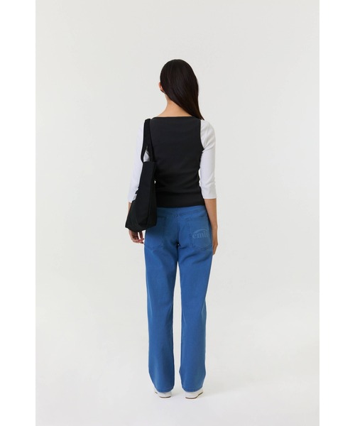 EMIS(イミス)の「LOGO OXFORD SHOULDER BAG(ショルダーバッグ・レディース・レッド/アイボリー/ブルー/ライトブルー/ブラック・FREE)」の14枚目の写真