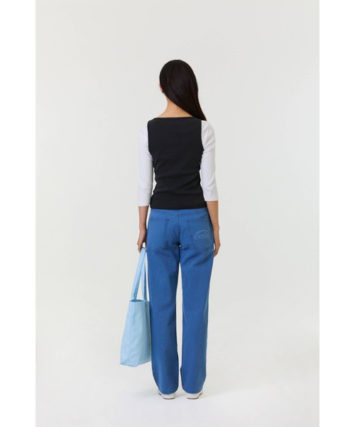 EMIS(イミス)の「LOGO OXFORD SHOULDER BAG(ショルダーバッグ・レディース・レッド/アイボリー/ブルー/ライトブルー/ブラック・FREE)」の18枚目の写真